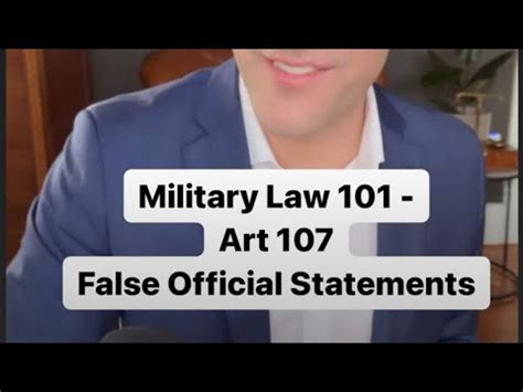 ucmj article 107|article 107 ucmj minimum punishment.